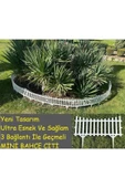 DDTREND Yeni Tasarım Mini Bahçe Çiti Dekoratif Esnek Plastik Çit Peyzaj Koruma Panel Çit 58-36 Cm 1 Adet - 1
