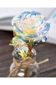 DDTREND Sonsuzluk Gülü Rengarenk Hologramlı Sevgililer Günü Anneler Günü Hediyesi 24 Cm 1 ADET - 1