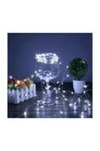 DDPEST LA-Pil İle Çalışan Dekoratif 5 Metre Peri Led Işık Beyaz Işık Aydınlatma (Piller Dahil Değildir)-9 - 1