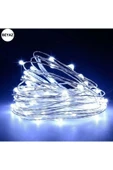 DDPEST LA-Pil İle Çalışan Dekoratif 5 Metre Peri Led Işık Beyaz Işık Aydınlatma (Piller Dahil Değildir)-9 - 2