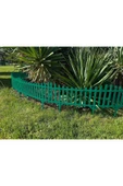 DDPEST Yeşil 10 Adet Bahçe Çiti Dekoratif Esnek Plastik Çit Peyzaj Koruma Çit Toplam 580-36 Cm-LW - 1