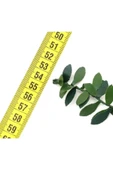 DDTREND 7 Metre Telli Taç Sarmaşık Minik Yaprak ( 1 Cm ) Şerit Yapay Çiçek Doğalgaz Borusu Süsü - 2