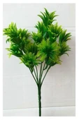 DDPEST Yapay Çiçek Mini Yeşil Sıkas Demeti 5 Dal Garnitür Aranjman Dikey Bahçe Yeşillik 29 Cm-nt - 1