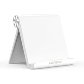 UGREEN 30485 LP115 15 Derece  to 100 Derece Ayarlanabilir Açı Çok Açılı Masaüstü Tablet Telefon Standı Beyaz - 1