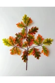 DDPEST Yapay Sonbahar Çınar Yaprağı Dalı Dikey Bahçe Uygulama Malzemesi Gerçekci Görünüm 60 Cm - 2