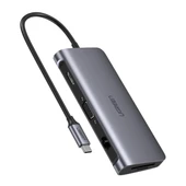 UGREEN 70490 Hub 9 in 1 USB-C Multifunction Adapter USB Type-C HDMI Adapter - 1
