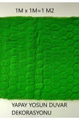 DDTREND Dekoratif Yapay Yosun Duvar Zemin Kaplama Panel 100x100 Cm Tabaka 1 M2 - 1