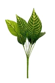 DDPEST 9 Dallı Dekoratif Yapay Çiçek 9 Dal Demet Yapay Yaprak 30 Cm-nt - 3