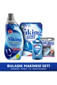 Bulaşık Makinesi Seti Jel Deterjan + 1,5 kg Tuz + Makine temizleyici toz + 450 ml Parlatıcı 4'lü Set - 1