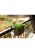 DDPEST Dekoratif Saksıda Yapay Çiçek Aranjman Balkon Saksısı Balkon Çiçeği DDS-401 - 1