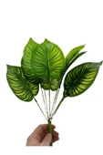 DDPEST DS- Dekoratif 9 Dallı Yapay Çiçek 9 Dal Demet Yapay Yaprak 30 cm - 1