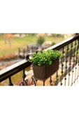 DDPEST Dekoratif Saksıda Yapay Çiçek Aranjman Balkon Saksısı Balkon Çiçeği DDS-401 - 3
