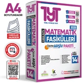 2025 YKS-TYT MATEMATİK Kara Kutu 1.Cilt Fasikül SETİ (14lü) ÖSYM Çıkmış Soru Bankası Çözümlü PAKET - 2