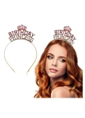 Nessiworld Birthday Princess Kristal Taç – Altın Kaplama - 1