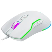 GameBooster M18 Inferno 2.4ghz Kablosuz RGB Aydınlatmalı Beyaz Profesyonel Gaming Mouse - 4