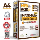 2025 MEB-AGS MATEMATİK Kara Kutu 1.Cilt Fasikül SETİ (14lü) ÖSYM Çıkmış Soru Bankası Çözümlü PAKET - 2