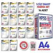 2025 KPSS MATEMATİK Kara Kutu 1.Cilt Fasikül SETİ (14lü) ÖSYM Çıkmış Soru Bankası Çözümlü PAKET - 1