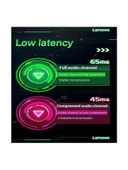 Lenovo Gm2 Pro Tws Bluetooth V5.3 Oyun Telefon Kulaklığı Hifi Surround Çift Mod Desteği Enc Hd Çağrı Kulaklıklarını Iptal Etme - Siyah - 7