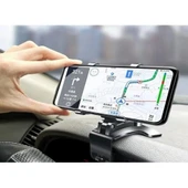 Araba Gösterge Üstüne Takılan 360 Oynar Başlıklı Telefon Tutucu - 6