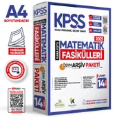 2025 KPSS MATEMATİK Kara Kutu 1.Cilt Fasikül SETİ (14lü) ÖSYM Çıkmış Soru Bankası Çözümlü PAKET - 2