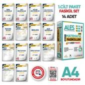 2025 ALES MATEMATİK Kara Kutu 1.Cilt Fasikül SETİ (14lü) ÖSYM Çıkmış Soru Bankası Çözümlü PAKET - 1
