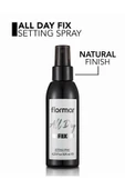 FLORMAR Doğal Bitişli Makyaj Sabitleyici Sprey - All Day Fix Setting Spray - 000 - 8682536023085 - 2