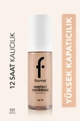 FLORMAR Perfect Coverage Yüksek Pigmentli & Yarı Parlak Bitişli SPF15 Fondöten - 1