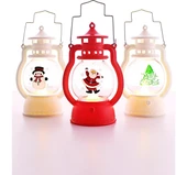 Led Mumlu Pilli Yılbaşı Kandili Peri Ledli Led Işık 3 Adet Yılbaşı Noel Temalı 2025 - 5