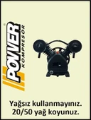 POWER V-2065 200 Litre Kompresör Kafası - 1