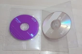 CD/DVD/BLURAY Uyumlu CD Kutusu 2 CD Bölmeli.ŞEFFAF KUTU - 1