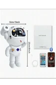 Kumandalı Gece Lambası Yeni Nesil Bluetooth Hoparlörlü Astronot Yıldız Gezegen Projektörü Büyük Boy thumbnail 6