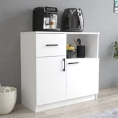 Tanmob MTD0301 İnci 90 cm Kapaklı Çekmeceli Alt Mutfak Dolabı Beyaz - 1