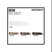 MAYBELLİNE NEW YORK Brow Fast Scupt Kaş Maskarası- 10 Clear - 6