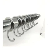 Dolap Boru Askı Kancası Tırnaklı Krom Q25, (5 Adet ) - 4