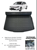 Sahler Volkswagen Golf 7 2013-2020 Uyumlu 4.5d Premium Havuzlu Paspas ve Liner Marka 3D ALT Bagaj Havuzu - 2
