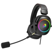 GameBooster H44 RGB USB7.1 Siyah Profesyonel Oyuncu Kulaklığı - 1