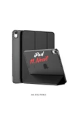 iPad 11. Nesil A16 2025 Uyumlu 11 inç Standlı Katlanabilir Fuchsia Smart Cover Tablet Kılıfı thumbnail 1