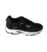 JUMP Kadın Siyah Kalın Taban Fileli Memory İç Taban Sneaker Spor Ayakkabı - 5