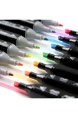 80 Renk Marker Resim Mimari Ve Grafik Tasarım Kalemi 80 Lİ Çift Taraflı Marker Keçeli Kalem Seti - 12