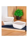 Acar Bianco Perla Tekli Kapaklı Porselen Fırın Kabı Kahvaltılık Kase 14 cm SCT-05430 - 1
