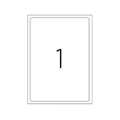 Tanex TW-2001 Beyaz Laser Etiket 199.6x289.1 mm 100 Adet thumbnail 2