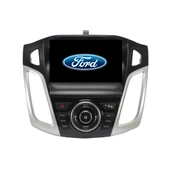 Ford Focus 3-4 Araç Multimedya Android Ekran Carplay Double Teyp 2+32 9" 11-19 Tuşlu Black CADENCE - 1