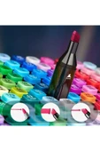 24 Renk Marker Resim Mimari Ve Grafik Tasarım Kalemi 24 LÜ Çift Taraflı Marker Keçeli Kalem Seti - 3