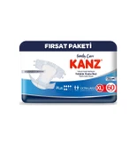 Kanz Extra Large Boy (XL) 30'lu 4 Paket Yetişkin Hasta Bezi - 1