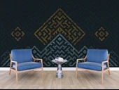 Mozaik Etnik Motif Desenli Duvar Kağıtı - 6