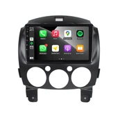 Mazda Mazda 2 Araç Multimedya Android Ekran Carplay Navigasyon Double Teyp 4+64 9" 08-12 Black CADENCE thumbnail 3