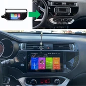 Kia Rio Araç Multimedya Android Ekran Carplay Navigasyon Double Teyp 4+64 9" 15-18 P.Black CADENCE thumbnail 5
