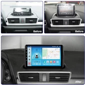 Mazda Axela Araç Multimedya Android Ekran Carplay Navigasyon Double Teyp 4+64 9" 13-17 Black CADENCE thumbnail 4