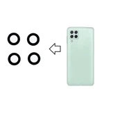 Galaxy M33 5G M336b İle Uyumlu Kamera Camı İthal Set - 1