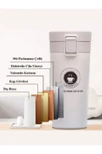 Çay Kahve Termosu 12 Saat Sıcak Soğuk Filtreli Paslanmaz Çelik Bardak Mug 380ml Çift Katmanlı Termos - 7